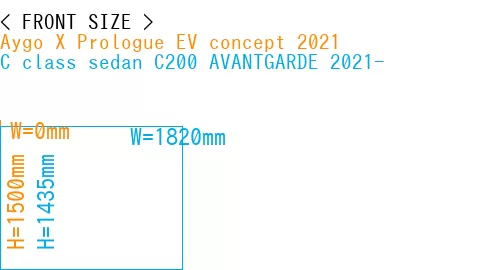 #Aygo X Prologue EV concept 2021 + C class sedan C200 AVANTGARDE 2021-